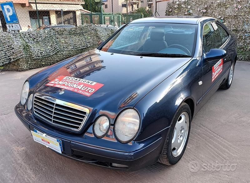 Usata Mercedes CLK200 Elegance 192 CV (141 kW) 1999 Blu Coupé