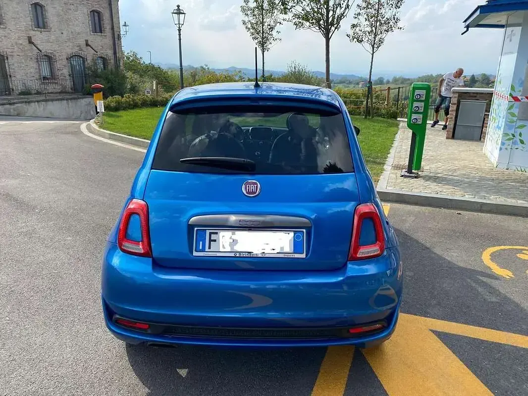 Usata Fiat 500 S 69 CV (50 kW) 2017 Blu/azzurro Utilitaria