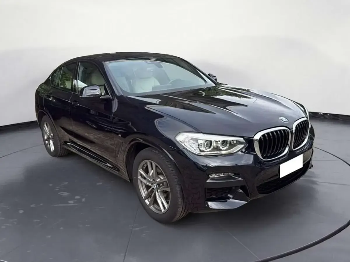 Usata BMW X4 M Sport 190 CV (139 kW) 2019 Bleu metallizzato scuro SUV