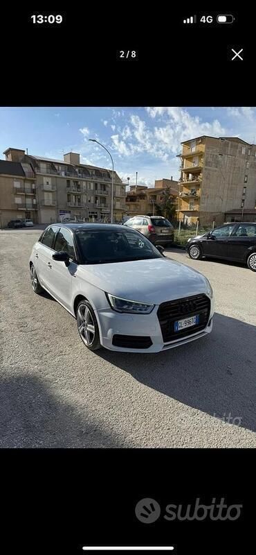 Usata Audi A1 S-Line 90 CV (66 kW) 2016 Bianco Utilitaria