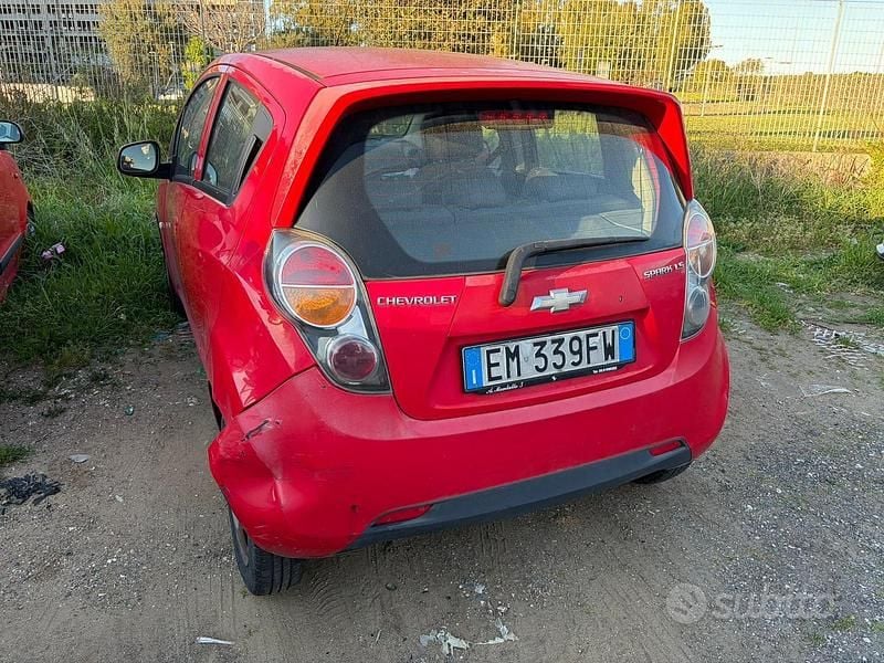 Usata Chevrolet Spark 68 CV (50 kW) 2012 Rosso Utilitaria