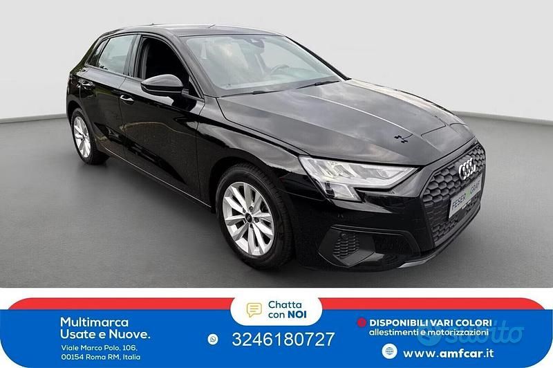 Usata Audi A3 Business 116 CV (85 kW) 2022 Nero Berlina