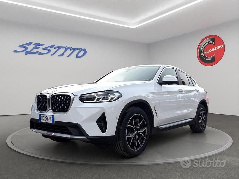 Usata BMW X4 Sport Line 190 CV (139 kW) 2022 Bianco SUV