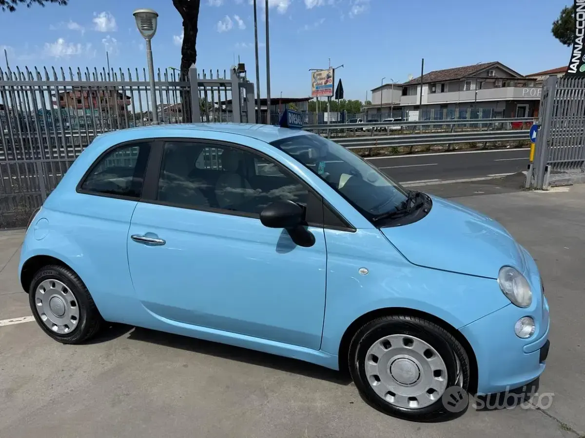 Usata Fiat 500 95 CV (69 kW) 2011 Blu Berlina