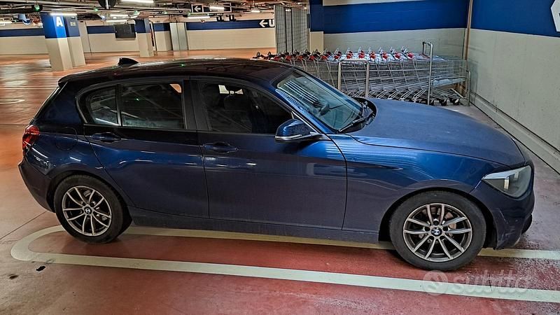 Usata BMW 116 2012 Blu Utilitaria