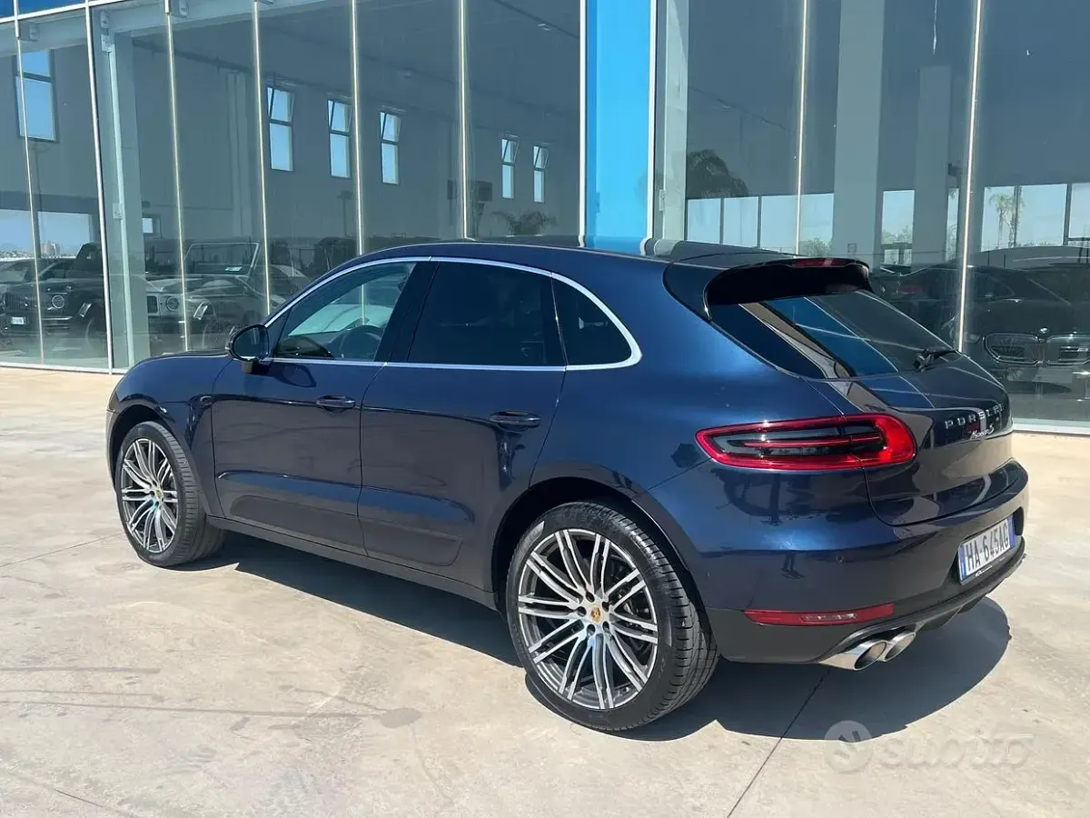 Usata Porsche Macan 340 CV (250 kW) 2015 Blu SUV