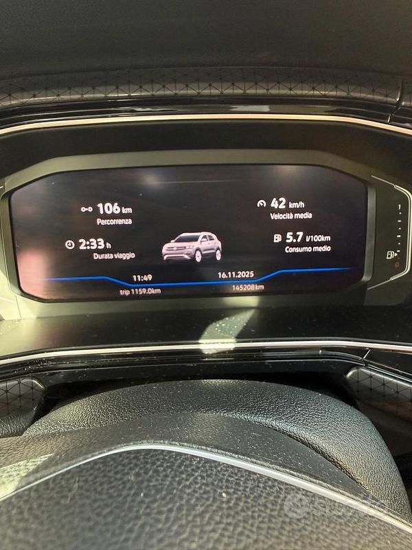 Usata VW T-Cross Advance 95 CV (69 kW) 2019 Nero SUV