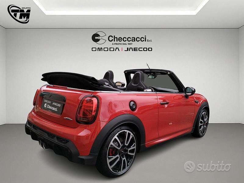 Usata Mini John Cooper Works Cabriolet 231 CV (169 kW) 2021 Rosso Cabrio