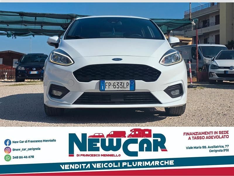 Usata Ford Fiesta ST-Line 85 CV (62 kW) 2019 Bianco Utilitaria