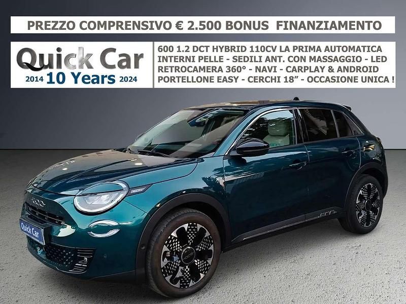 Usata Fiat 600 La Prima 101 CV (74 kW) 2025 Verde mare SUV