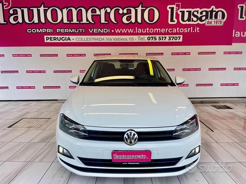 Usata VW Polo Trendline 80 CV (58 kW) 2019 Bianco Utilitaria