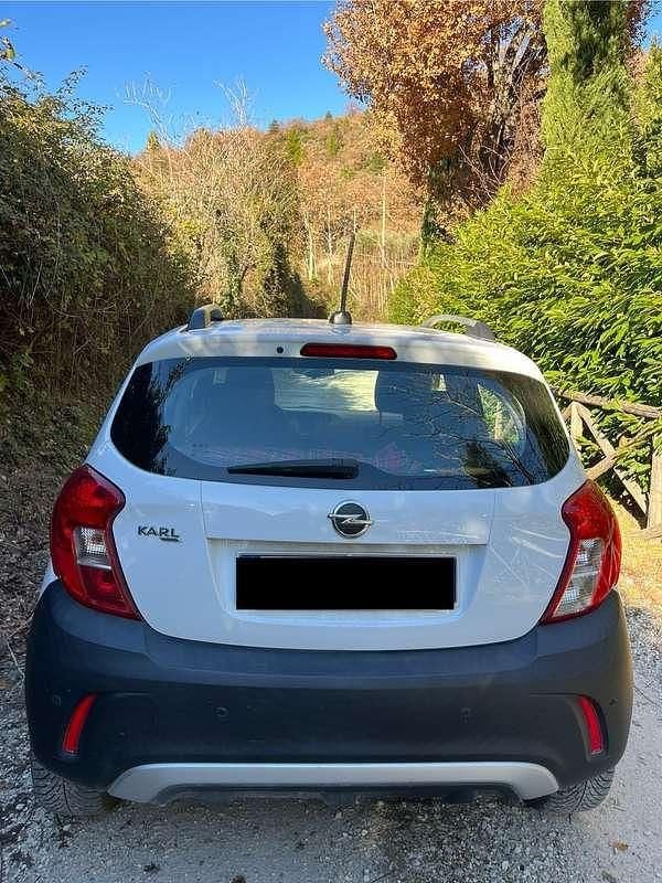 Usata Opel Karl Rocks 73 CV (53 kW) 2018 Bianco Utilitaria