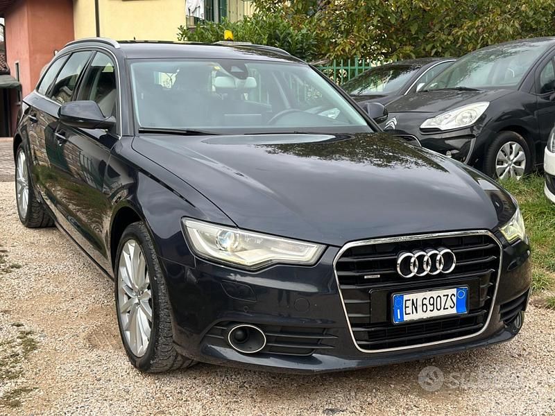 Usata Audi A6 Ambiente 245 CV (180 kW) 2012 Blu Berlina