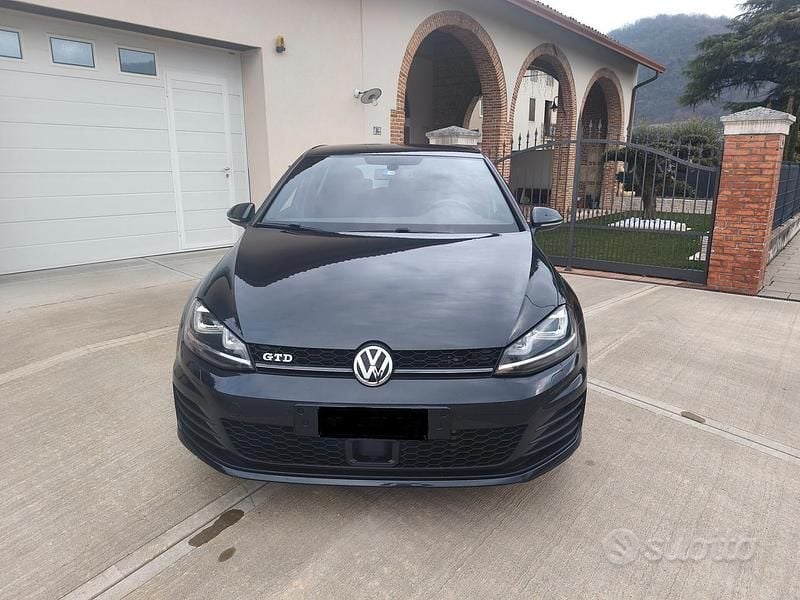 Usata VW Golf VII GTD 184 CV (135 kW) 2016 Nero Berlina