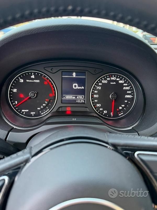 Usata Audi A3 116 CV (85 kW) 2018 Bianco Berlina