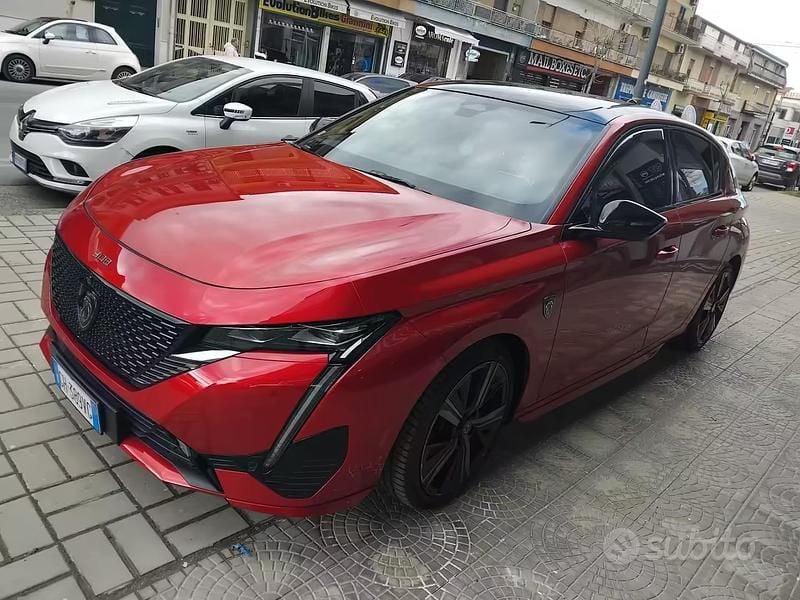 Usata Peugeot 308 GT 131 CV (96 kW) 2022 Rosso Berlina