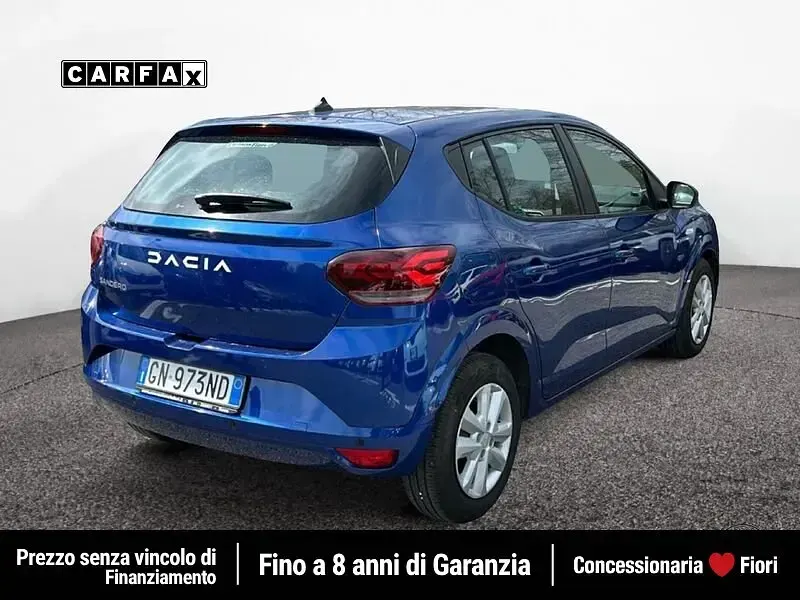 Brugt Dacia Sandero Comfort 67 HK (49 kW) 2023 Blå Hatchback
