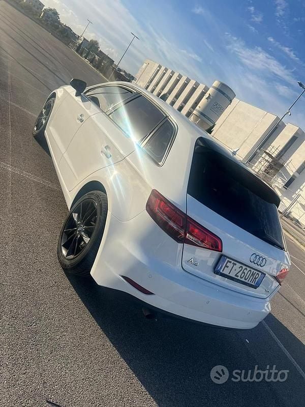 Usata Audi A3 110 CV (80 kW) 2018 Bianco Berlina