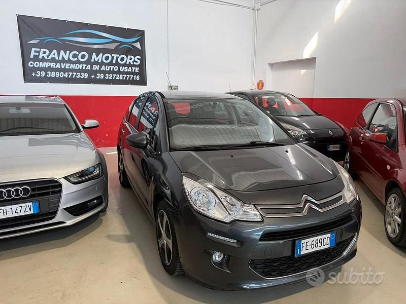 Usata Citroën C3 Exclusive 81 CV (59 kW) 2016 Grigio Berlina