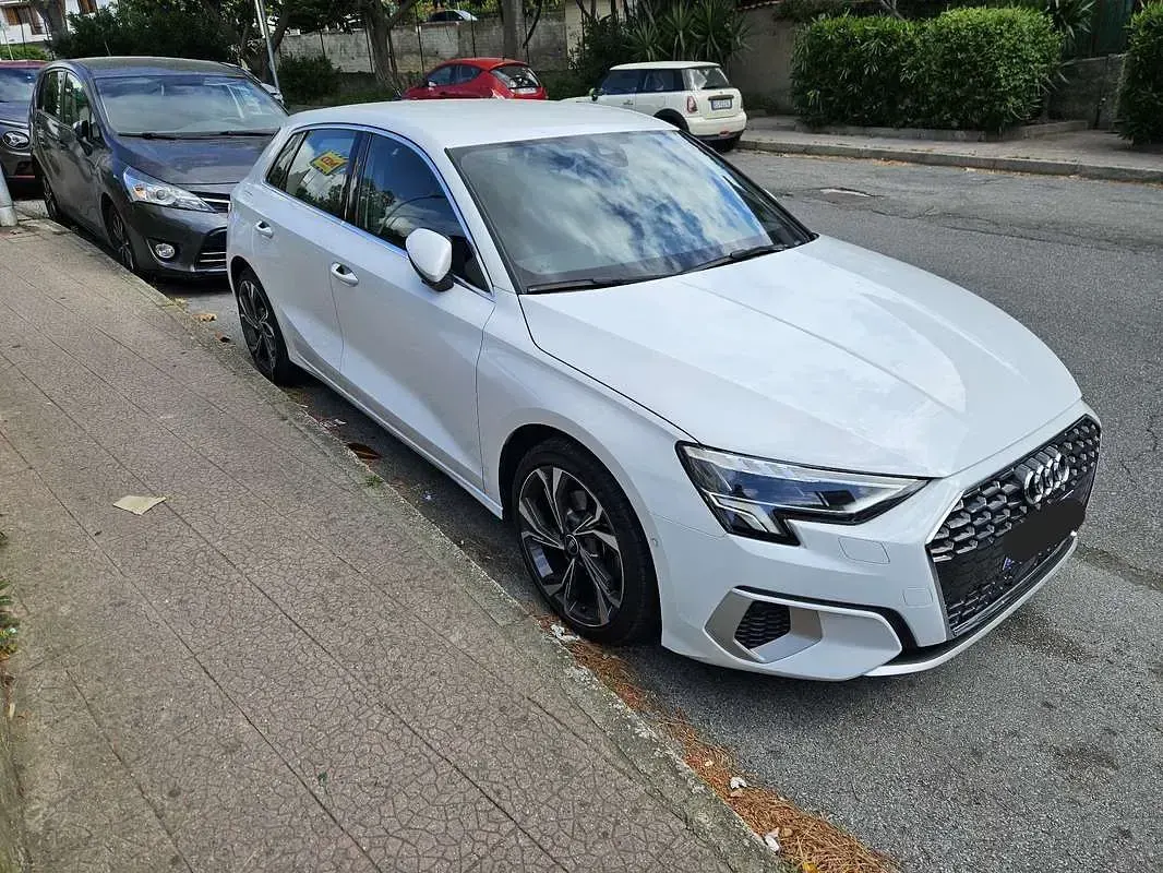 Usata Audi A3 Advanced Plus 116 CV (85 kW) 2022 Bianco Berlina