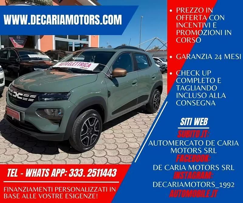 Usata Dacia Spring Extreme 47 kW (65 CV) 2023 Grigio Utilitaria