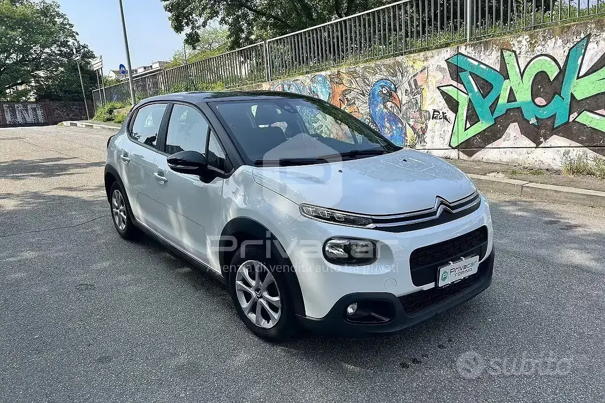 Usata Citroën C3 Feel 83 CV (61 kW) 2020 Bianco Utilitaria