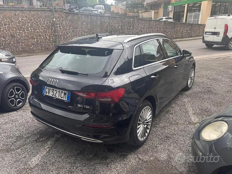 Begagnad Audi A3 Advanced 150 HK (110 kW) 2023 Svart Sedan