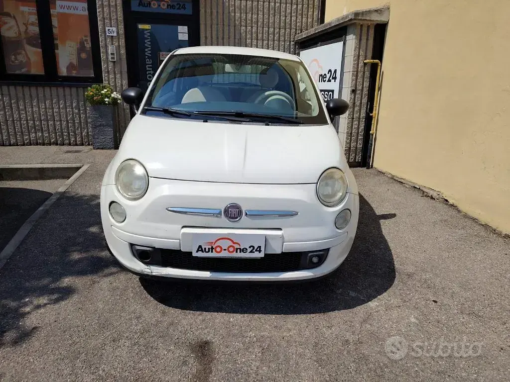 Usata Fiat 500 Pop 69 CV (50 kW) 2009 Bianco gelato metallizzato Cabrio