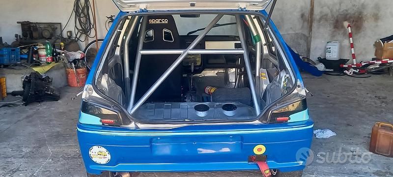 Usata Peugeot 106 98 CV (72 kW) 1995 Blu Utilitaria