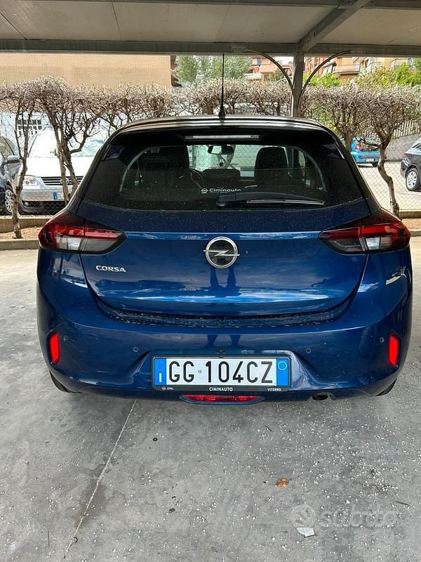 Blu Usata 2021 Opel Corsa Elegance Tre volumi | 12.600 € (Buon prezzo) - Immagine 1/4