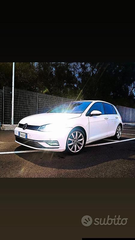Usata VW Golf VII 2018 Bianco Berlina