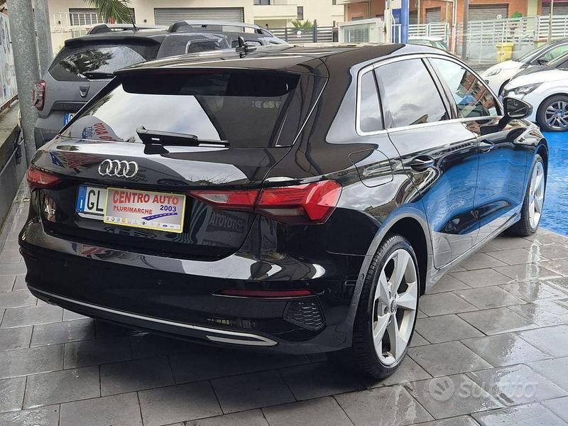 Usata Audi A3 S-Line 150 CV (110 kW) 2022 Nero Berlina