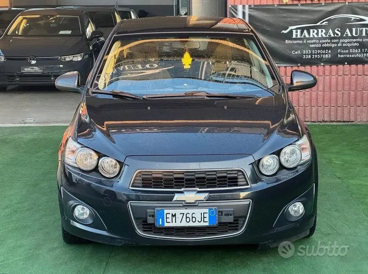Usata Chevrolet Aveo LT 95 CV (69 kW) 2012 Nero Berlina