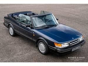 Usata Saab 900 Cabriolet 150 CV (110 kW) 1992 Blu Cabrio
