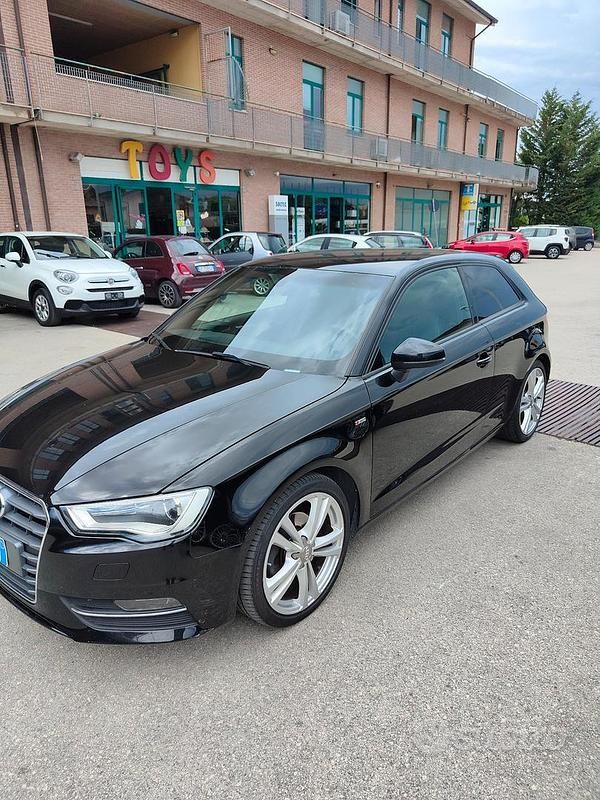 Usata Audi A3 S-Line 150 CV (110 kW) 2013 Nero