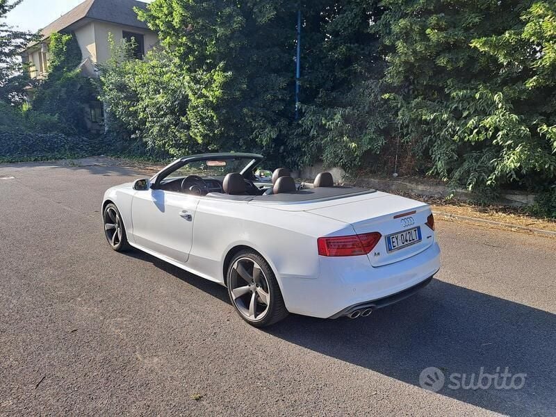 Usata Audi A5 Cabriolet 190 CV (139 kW) 2015 Bianco Cabrio