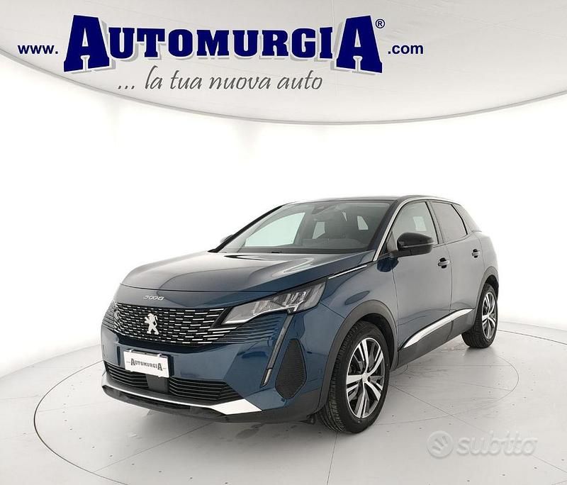 Usata Peugeot 3008 Allure 131 CV (96 kW) 2022 Blu SUV