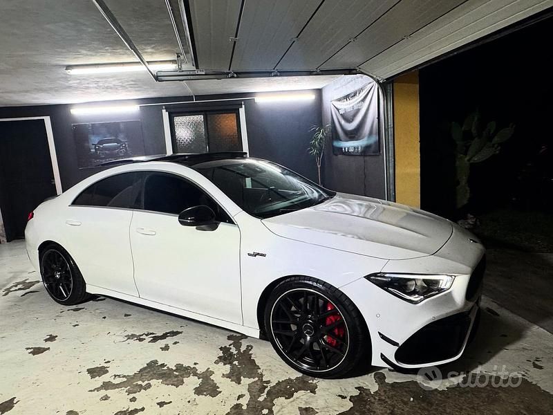 Usata Mercedes CLA35 AMG AMG 319 CV (234 kW) 2019 Bianco Berlina