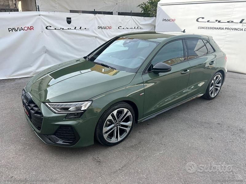 Usata Audi A3 S-Line 150 CV (110 kW) 2025 Verde Berlina