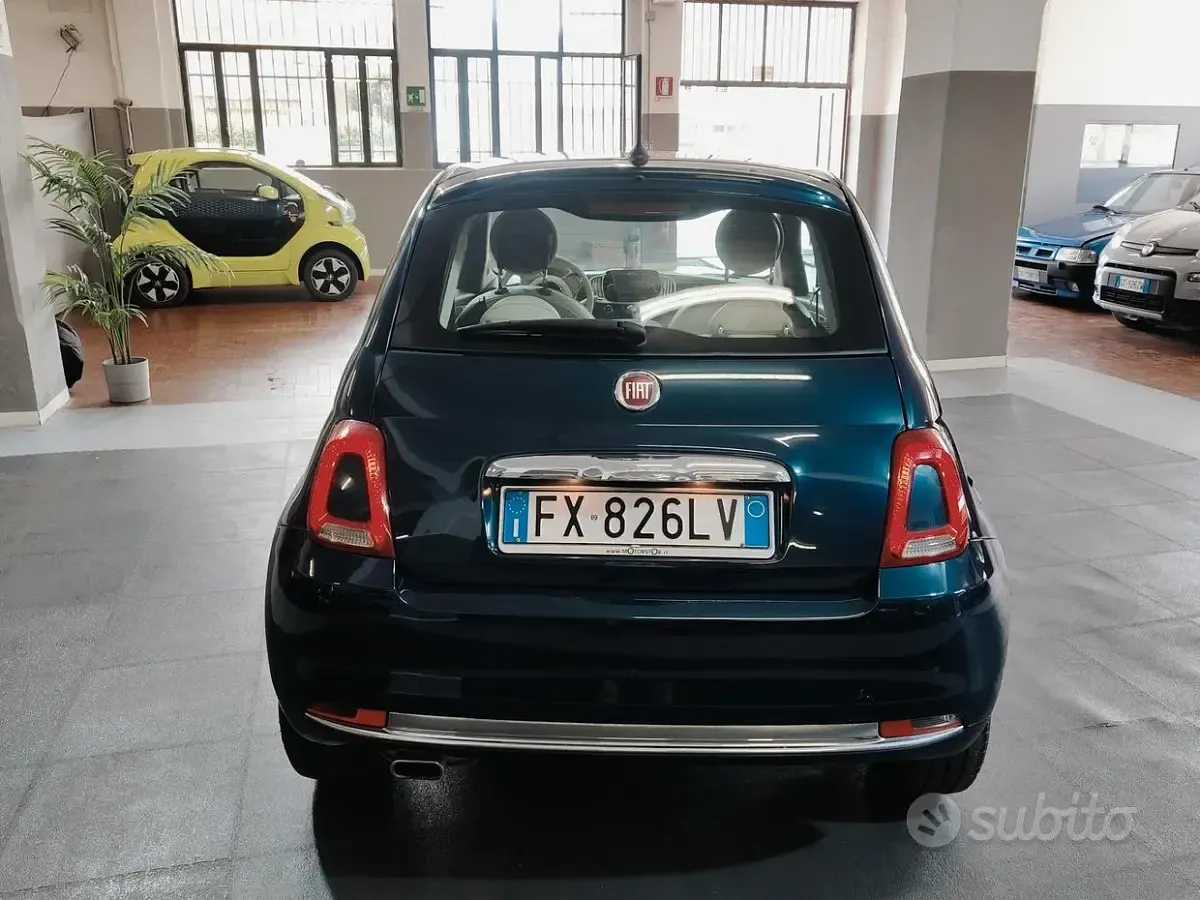 Usata Fiat 500 Lounge 69 CV (50 kW) 2019 Bluazzurro Berlina