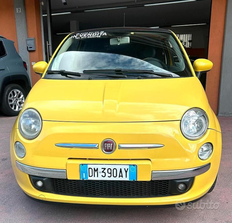 Usata Fiat 500 75 CV (55 kW) 2008 Giallo Berlina