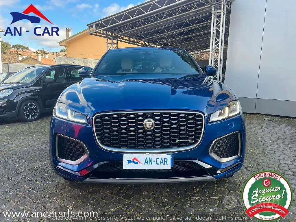 Usata Jaguar F-Pace R-Dynamic 204 CV (150 kW) 2021 Blue portofino SUV