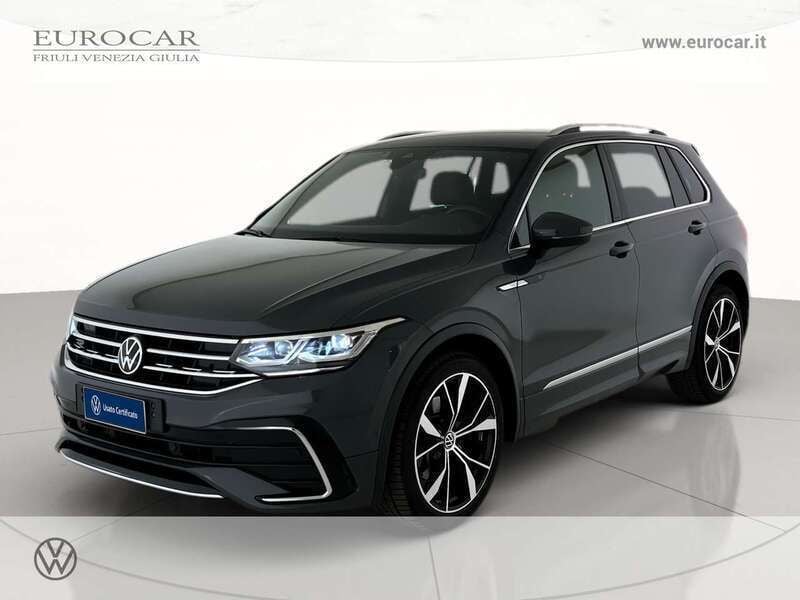 Dolphin grey metallizzato Usata 2022 VW Tiguan R-line SUV | 29.700 € (Buon prezzo) - Immagine 1/4