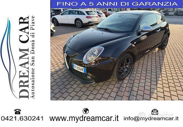 Nero Usata 2018 Alfa Romeo MiTo Super Due volumi | 9000 € (Buon prezzo) - Immagine 1/4