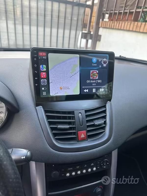 Usata Peugeot 207 CC 120 CV (88 kW) 2009 Nero Cabrio