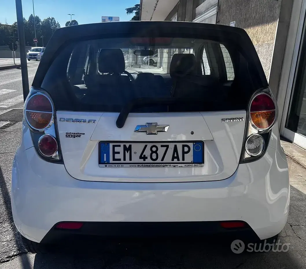 Usata Chevrolet Spark 68 CV (50 kW) 2012 Bianco Utilitaria