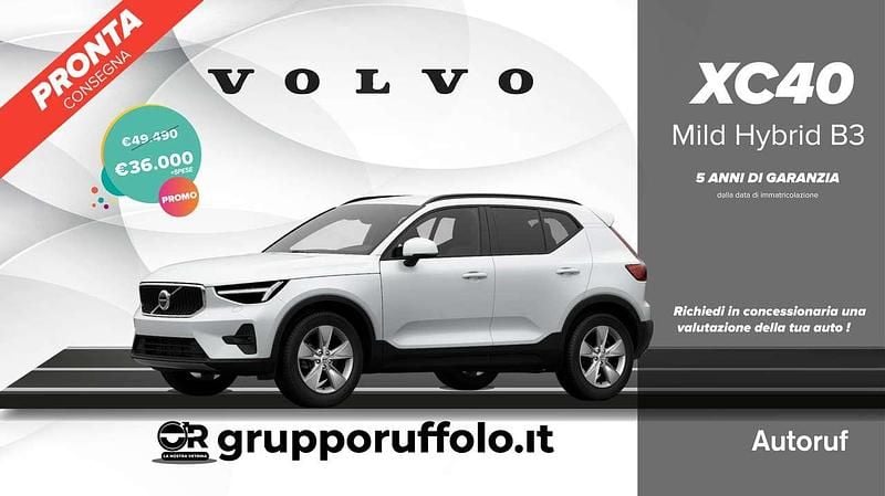 Usata Volvo XC40 Core 163 CV (119 kW) 2025 Crystal white SUV