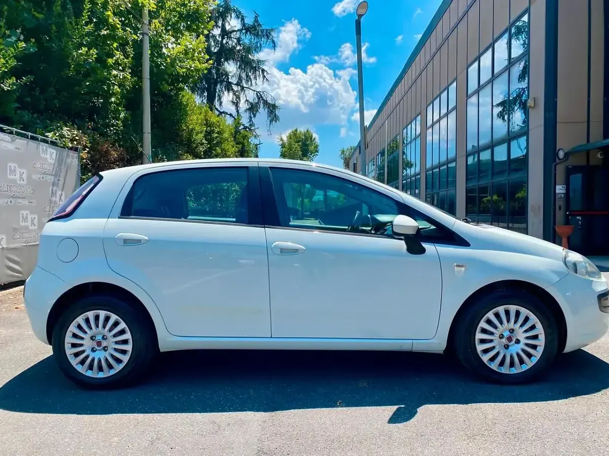 Usata Fiat Punto Evo Dynamic 95 CV (69 kW) 2010 Bianco Utilitaria