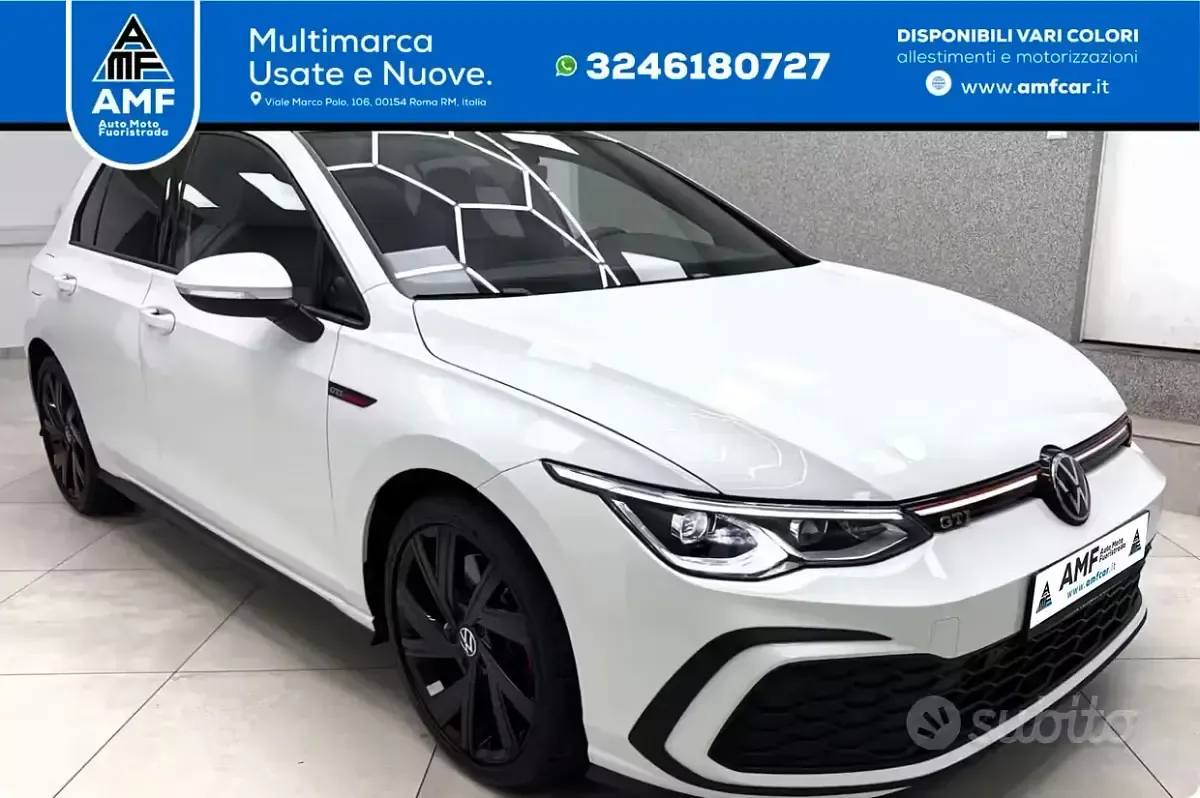 Begagnad VW Golf VIII GTI 245 HK (180 kW) 2023 Vit Sedan