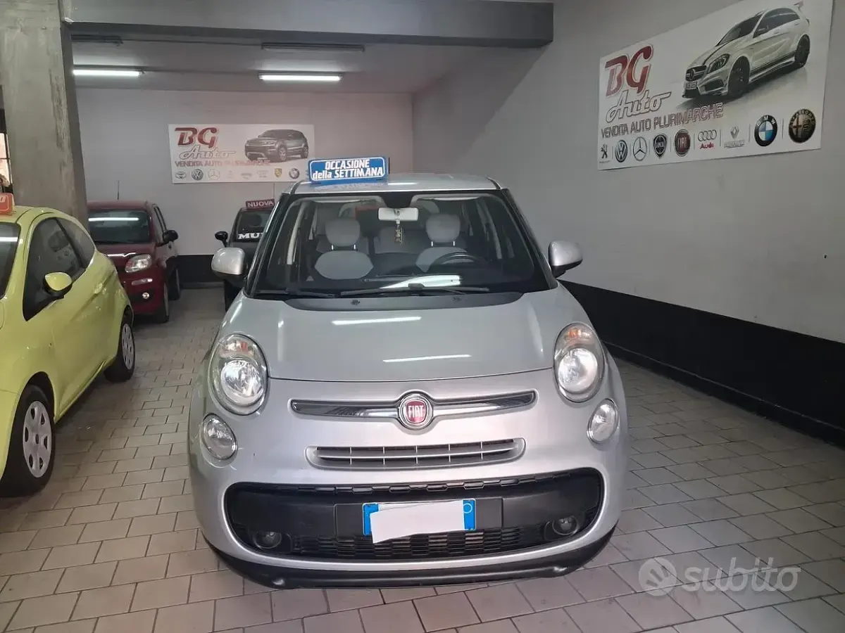 Usata Fiat 500L Living 105 CV (77 kW) 2014 Grigio Monovolume